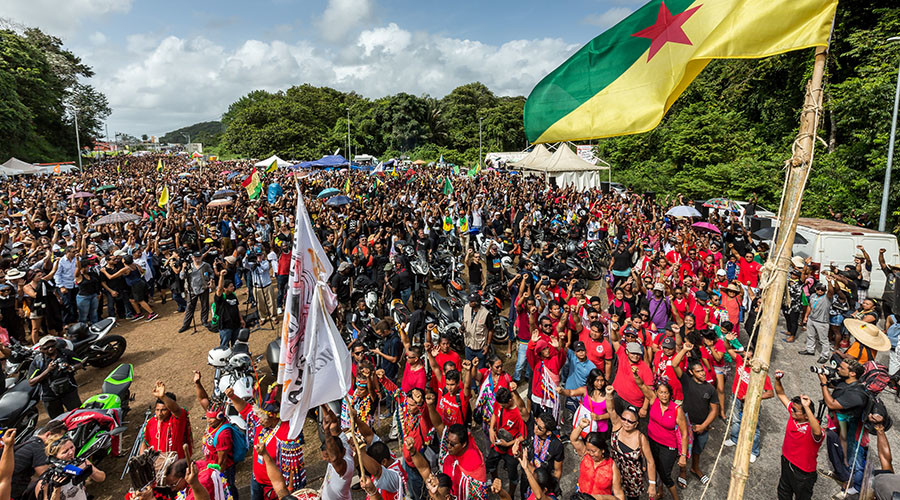 French Guiana protesters block space launchpad amid multibillion-euro aid row with Paris