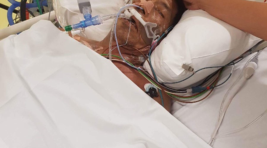 ‘It's eating him alive’: Deadly disease claims man’s legs, leaves him fighting for life