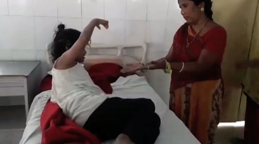 Feral child raised by monkeys rescued from Indian jungle (VIDEO)