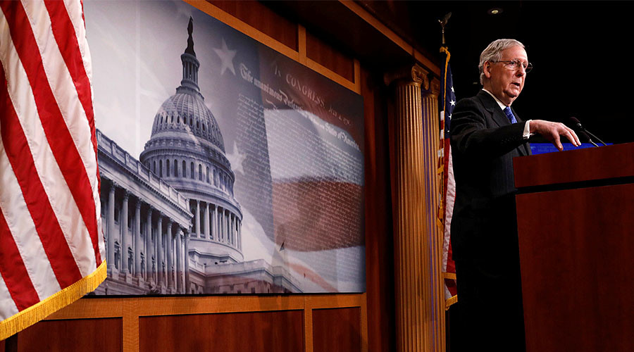 Russians 'not our friends' says GOP Senate leader, praising Syria strikes