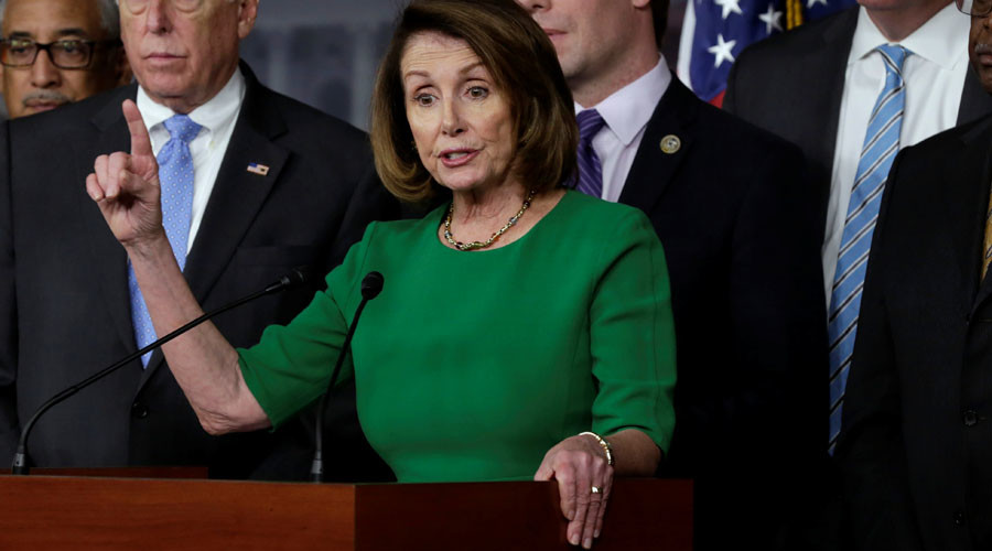 Democrat leader Pelosi calls for House debate on Trump’s Syria strike