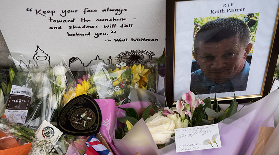 ‘Top cop’: Thousands attend funeral of police officer killed in Westminster attack