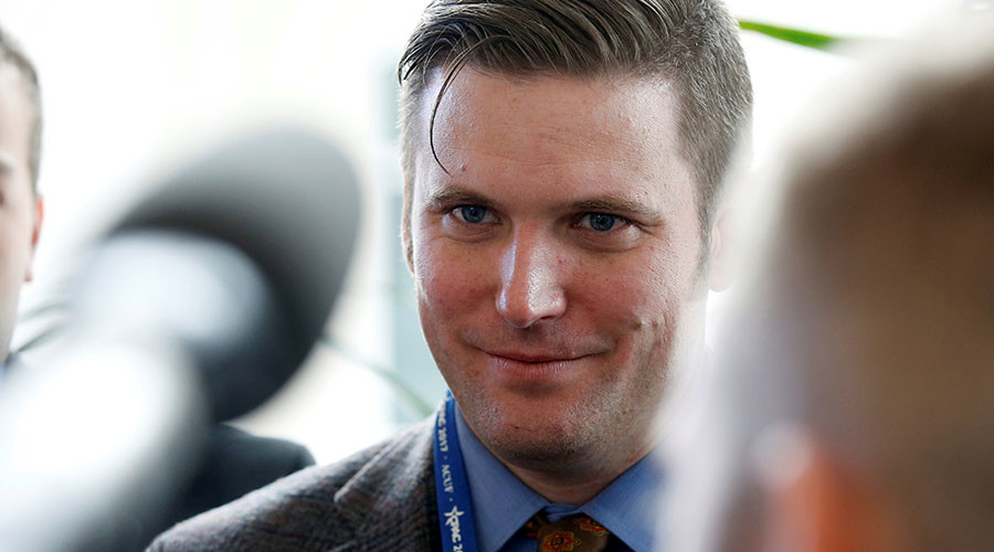 Richard Spencer glitter bombed at anti-war rally near White House (VIDEO)