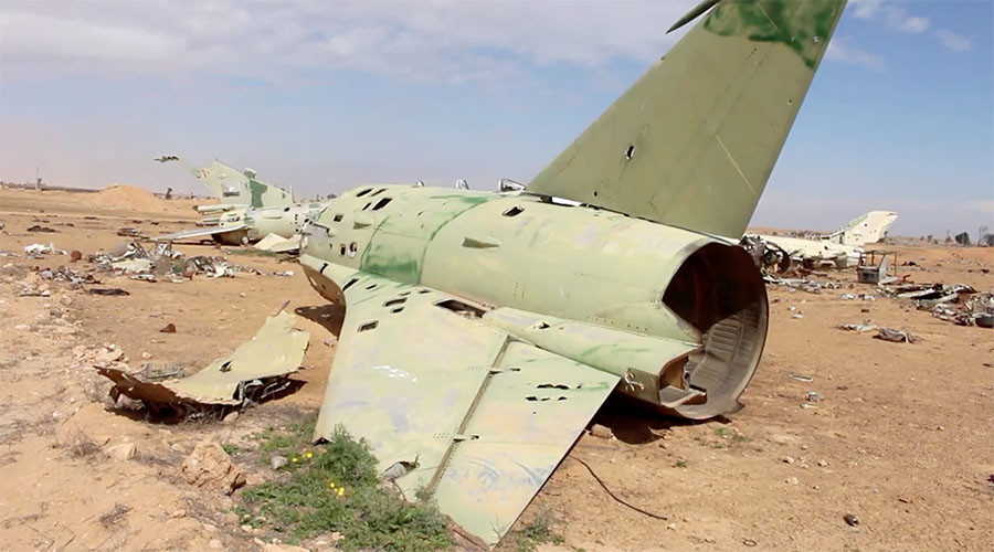 VIDEO: Rare footage of captured airbase near ISIS stronghold Raqqa