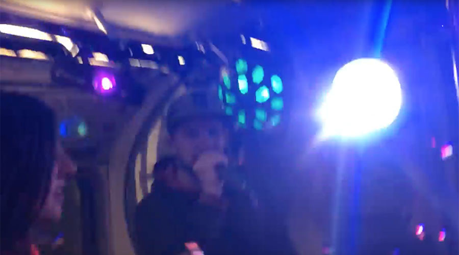Underground drum ‘n’ bass! London Tube train transformed into ‘pop-up club’ (VIDEO)