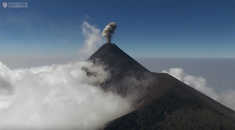 Drones deployed to recon volcanos at risk of major eruption (VIDEO)