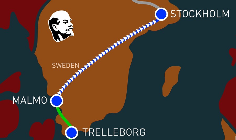 #1917LIVE: Lenin arrives in Stockholm after ‘sealed train’ trip through Germany (PHOTO)