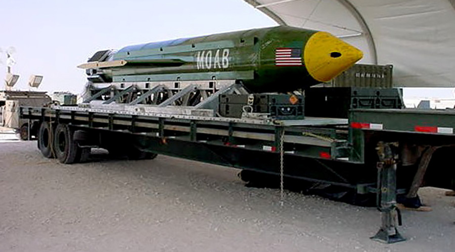 ‘How many civilians killed there?’ Twitter rages as Trump drops 'mother of all bombs' on Afghanistan