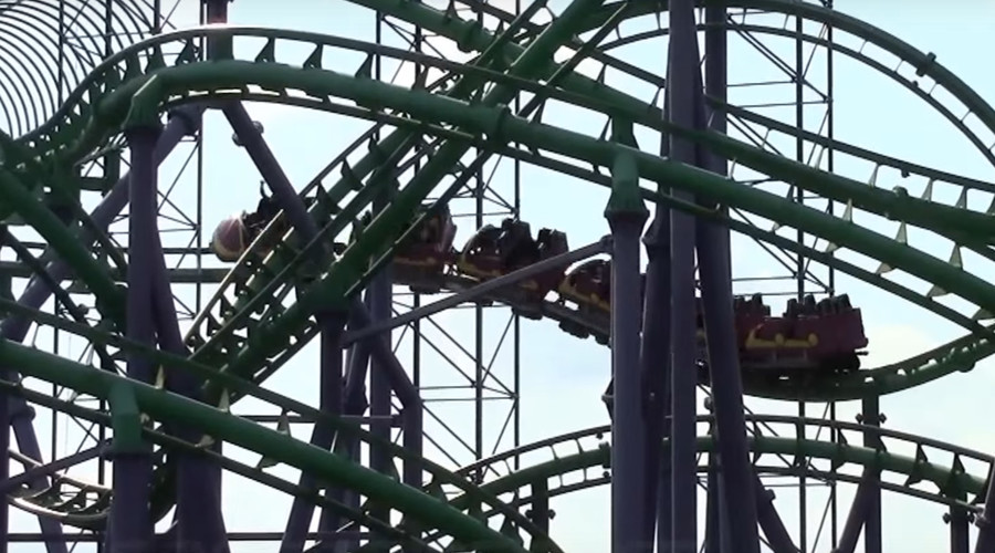 'Holy roller, Batman!’: 24 people stranded on Joker roller coaster