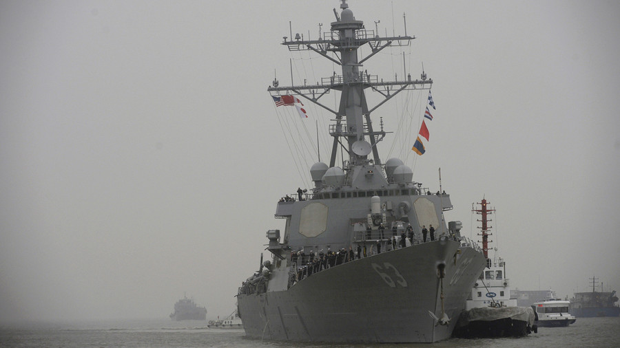 USS Stethem conducting operations in S. China Sea – Navy