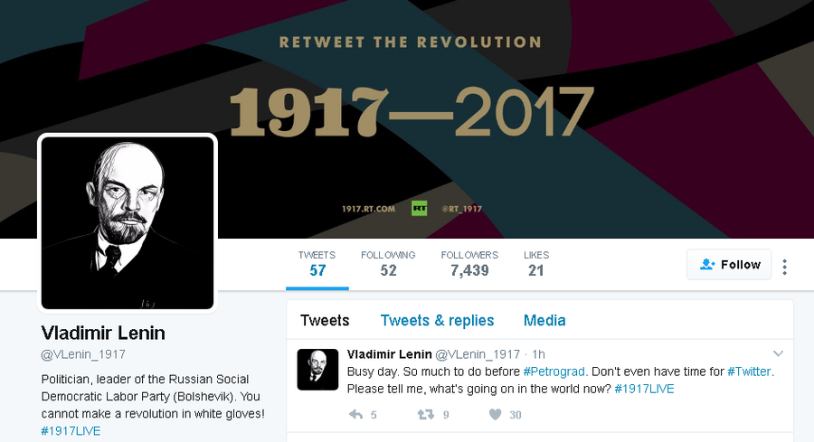 #1917LIVE: 5 times Vladimir Lenin broke character while tweeting on trending hashtags
