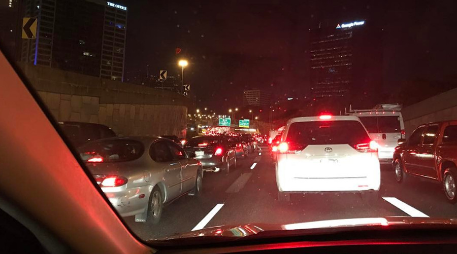 Toxic traffic: Chemical spill brings Atlanta highway to a standstill for over 5 hours (PHOTOS)