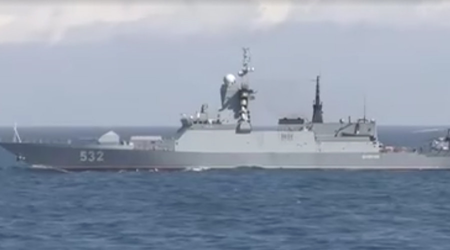 Royal Navy ‘detects’ & ‘marks’ Russian warships in English Channel (VIDEO)