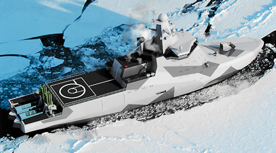 Russia lays down icebreaker patrol boat to bolster Navy’s Arctic presence (VIDEO)