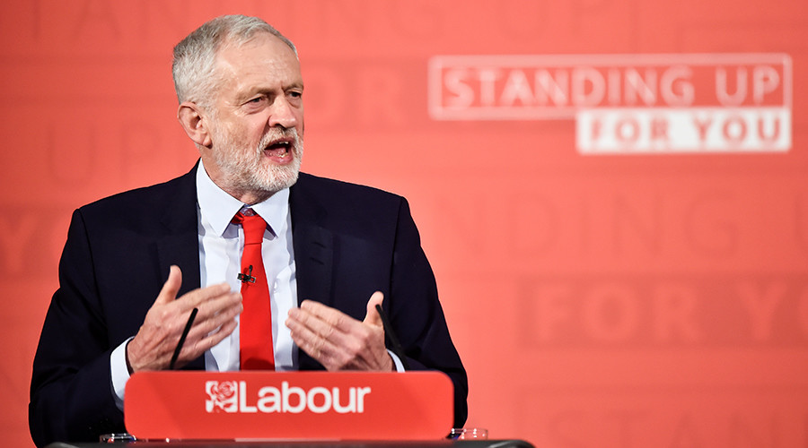 Leadership at last? Corbyn attacks ‘rigged system’ in 1st election campaign speech