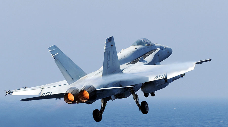 US Navy F-18 from carrier Carl Vinson crashes off the Philippines