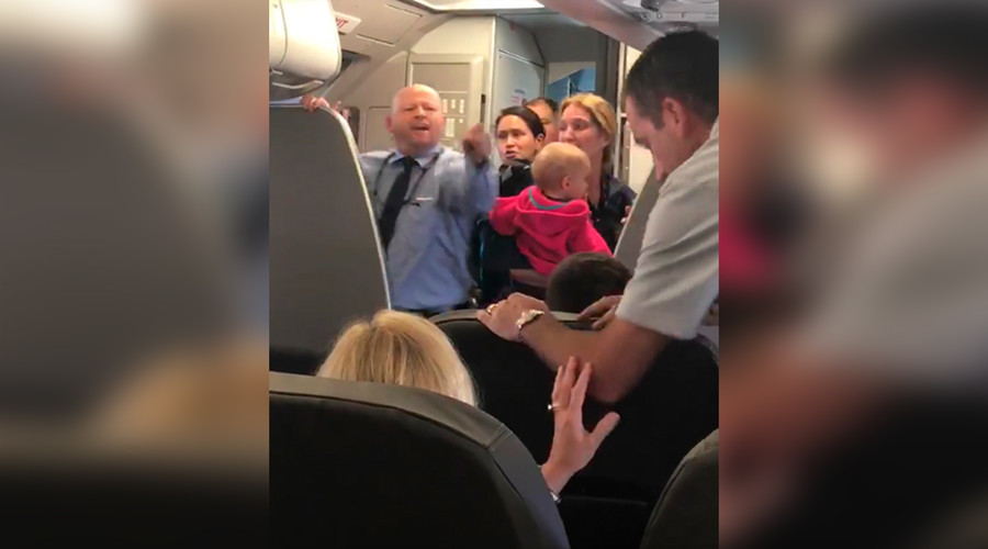 ‘Bring it on’: American Airlines employee accused of being violent with multiple passengers (VIDEO)