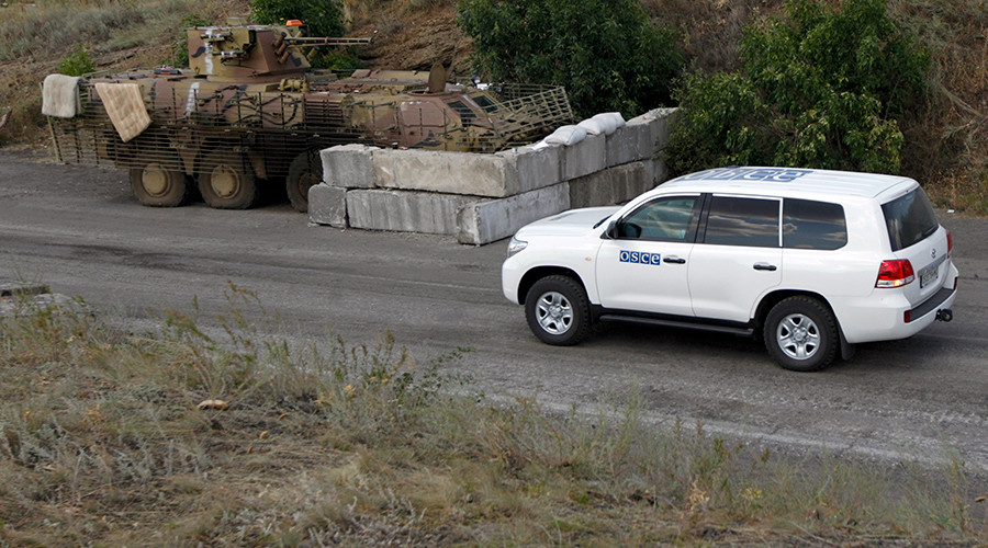 OSCE patrol car blast ‘likely a provocation’ to undermine peace process in E. Ukraine – Moscow