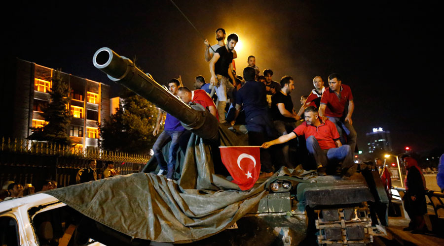 Turkish pre-school kids re-enact failed coup with fake weapons & fallen ‘martyr’ (PHOTOS)