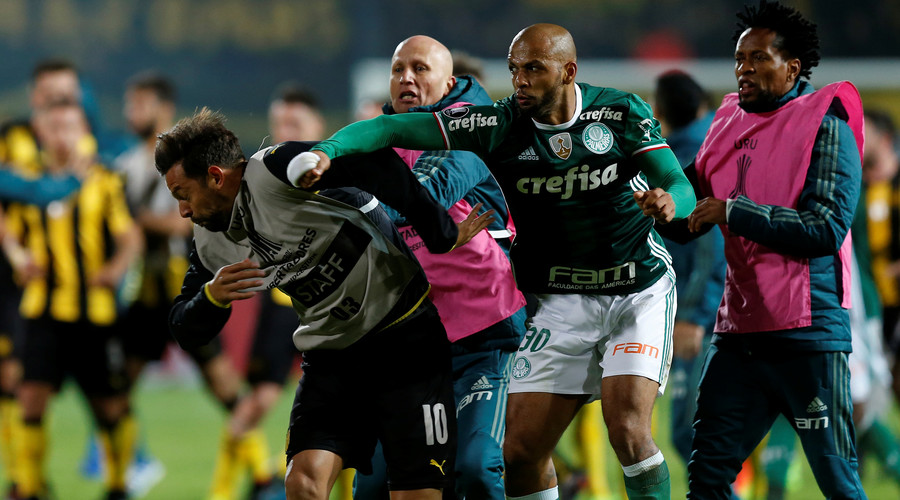 Mass post-match brawl mars Copa Libertadores match between Palmeiras & Penarol