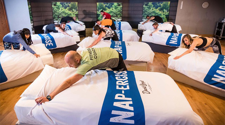 ‘40 winks workout’: Bizarre 'napercise' gym class involves sleeping for 45 minutes