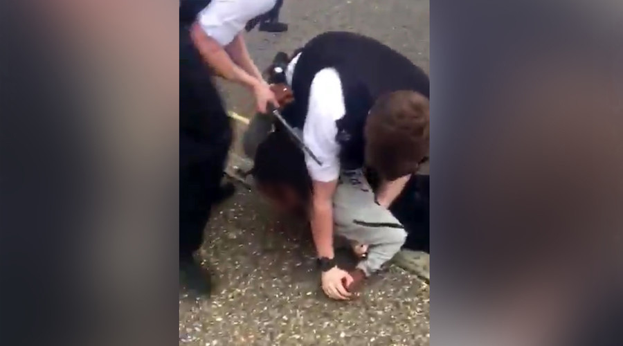 Police pin teen to ground, beat him with baton in shocking footage (VIDEO)