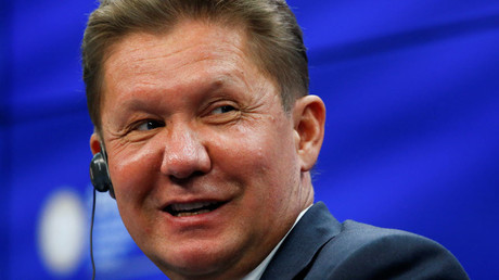 CEO do gigante do gás da Rússia Gazprom Alexei Miller © Sergei Karpukhin