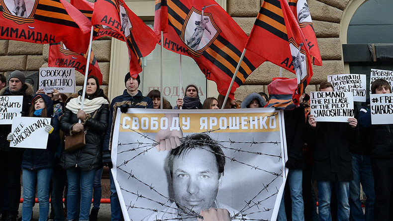 Russian ombudsman asks Trump to pardon pilot Yaroshenko
