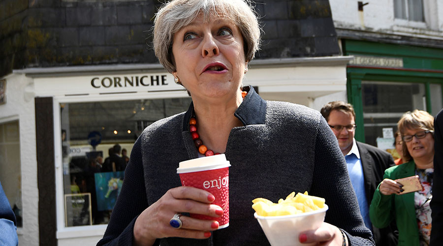 Why did British tabloids savage Miliband’s bacon gaffe but not May’s trouble with chips?