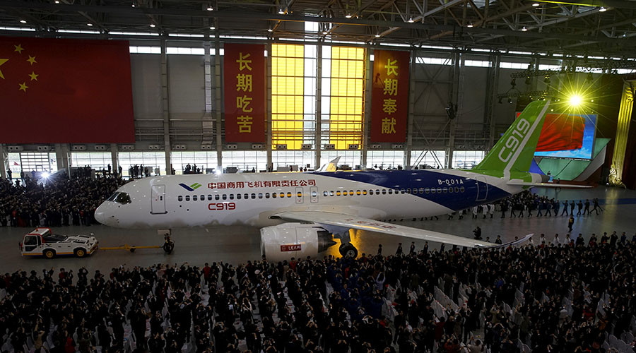China’s first large passenger jet prepares for its maiden flight