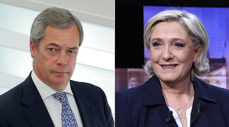 Ex-UKIP leader Nigel Farage has come out in full support of far-right French presidential candidate