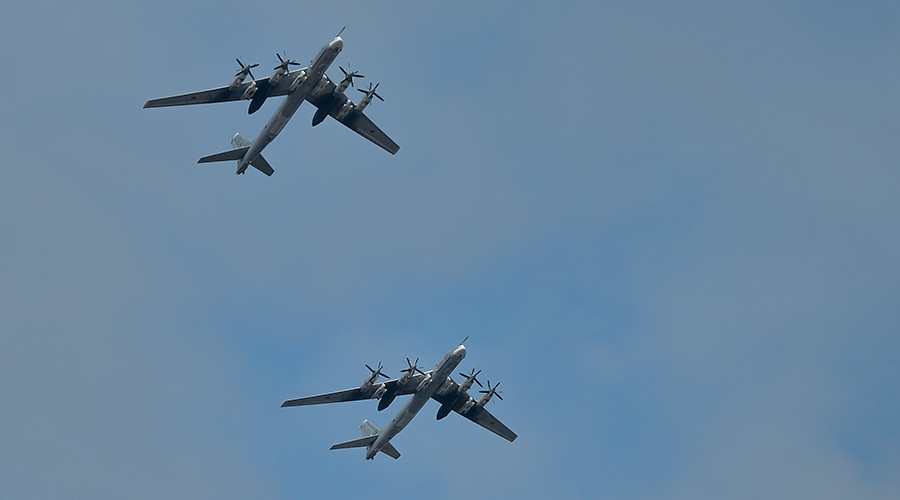Russian bombers & jets intercepted amid routine flight off Alaska coast, US media cries provocation