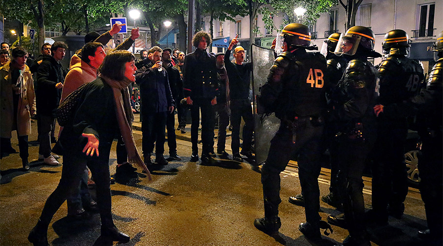 Nearly 150 arrested in post-election protests in Paris overnight – police