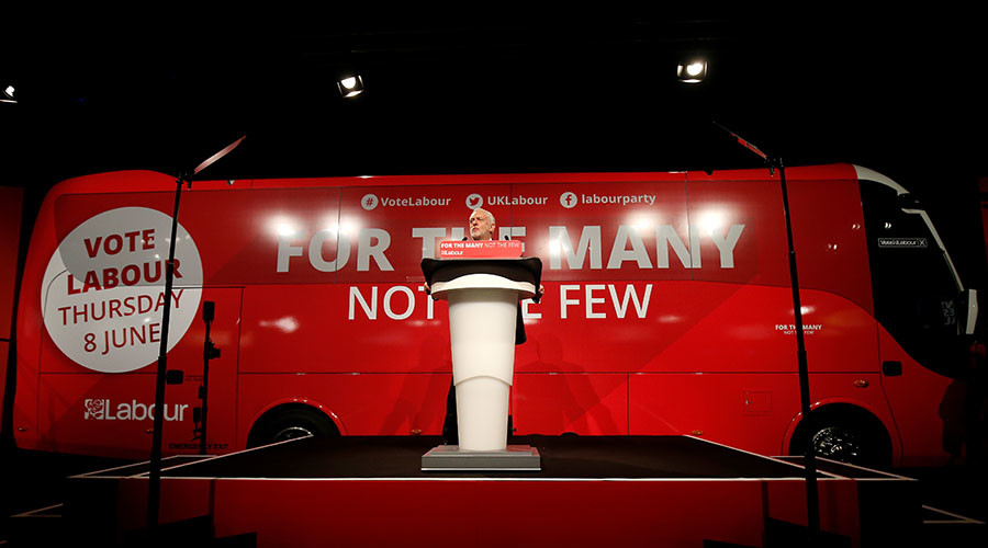 ‘We have 4 weeks to ruin their party’: Fighting talk as Labour launches battle bus