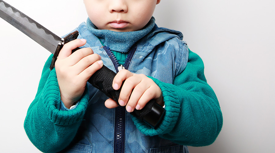Samurai swords, guns & knives seized from schoolchildren as young as 5