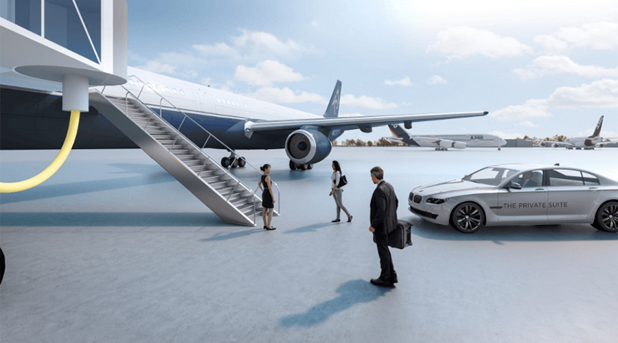High fliers: Mega rich get their own private terminal at LAX (PHOTOS)
