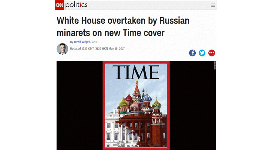 CNN mistakenly spots ‘Russian minarets’ on new Time cover (PHOTO)