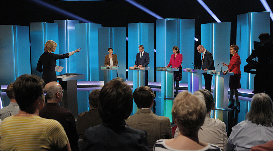 May & Corbyn face backlash for no-show at ‘second-rate’ leaders’ TV debate