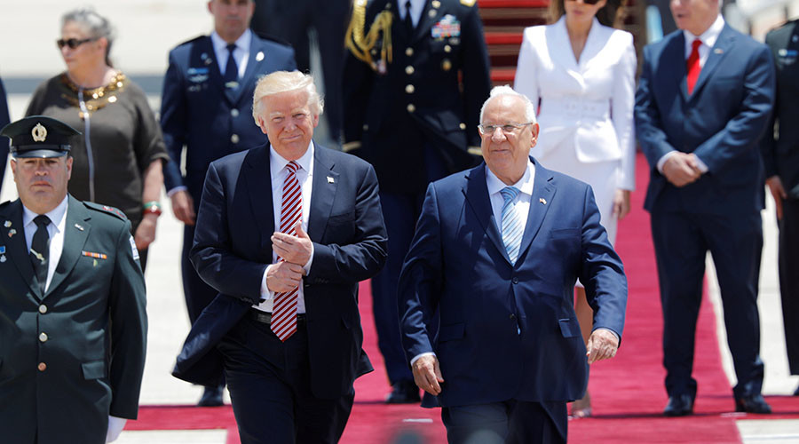 Israel pushes to legalize West Bank settlements as Trump arrives in Tel Aviv