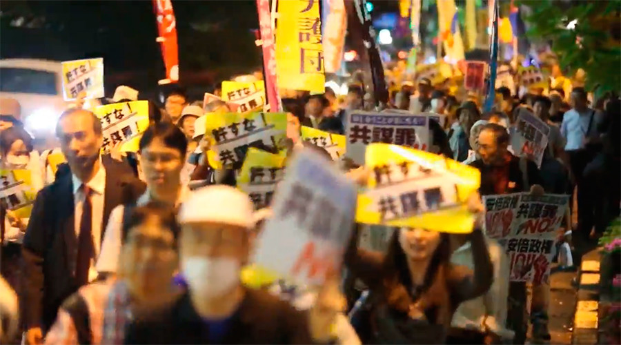 Thousands protest Japan’s controversial ‘anti-conspiracy bill’ (PHOTOS, VIDEO)