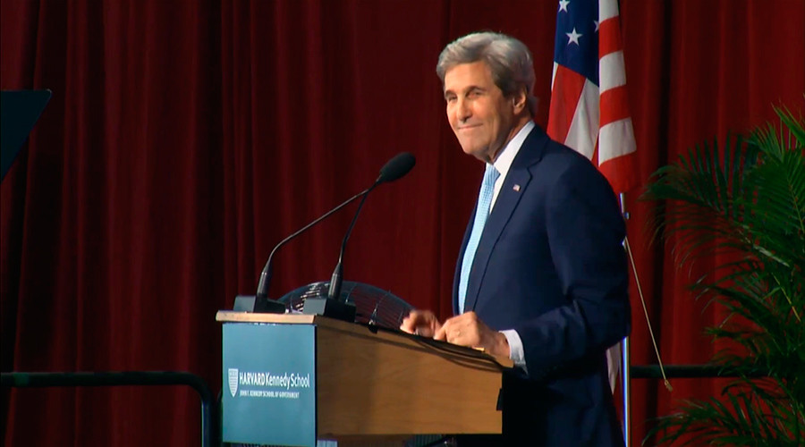 ‘Buy Rosetta Stone & learn Russian’: John Kerry bashes Trump at Harvard commencement
