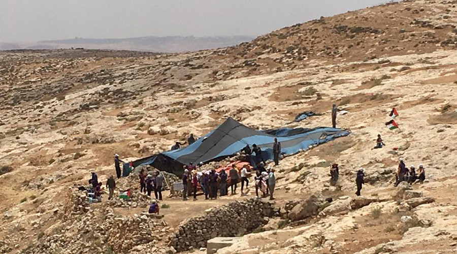 IDF dismantles anti-occupation encampment set up by activists in West Bank