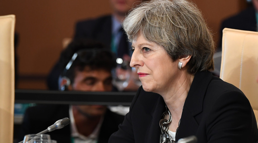 ‘Internet battlefield’: Theresa May calls on G7 leaders to fight online extremism