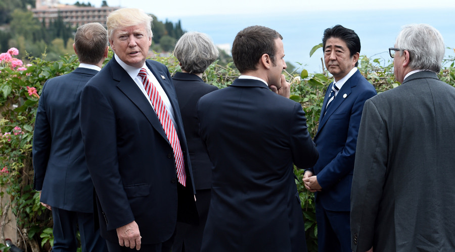 Trade division tensions rise as Trump meets G7 leaders