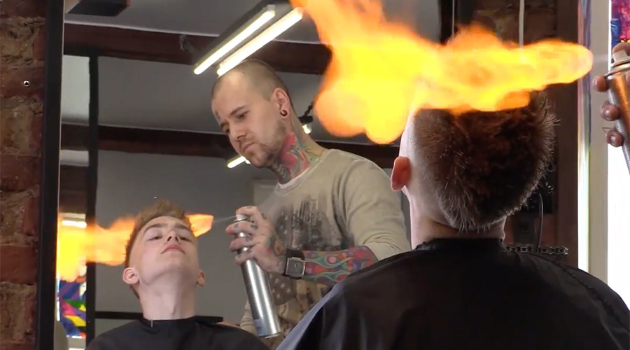 7 unconventional ways to get a haircut (VIDEOS)