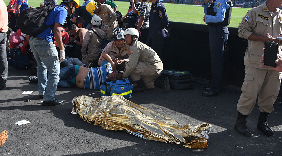 Stampede at Honduras stadium kills 5, injures dozens ahead of national football finals (GRAPHIC)