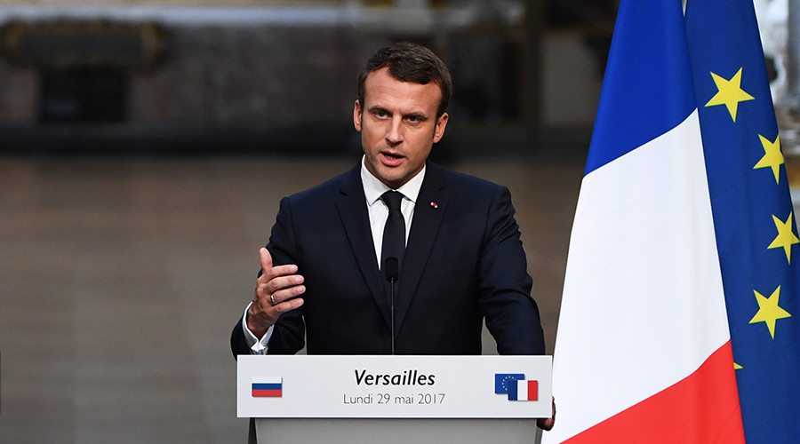 Macron accuses RT and Sputnik of ‘behaving like deceitful propaganda’
