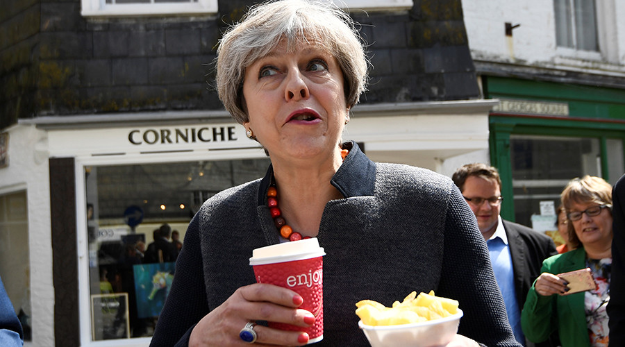Has 'May-bot' malfunctioned? PM’s popularity ratings crash under election pressure