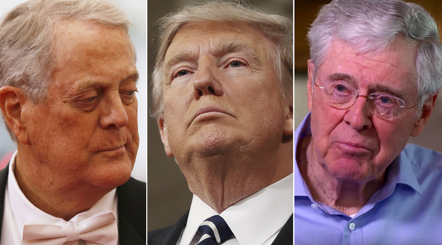 Billionaire Koch brothers lurk behind Trump Paris deal pull-out, but endgame is murky