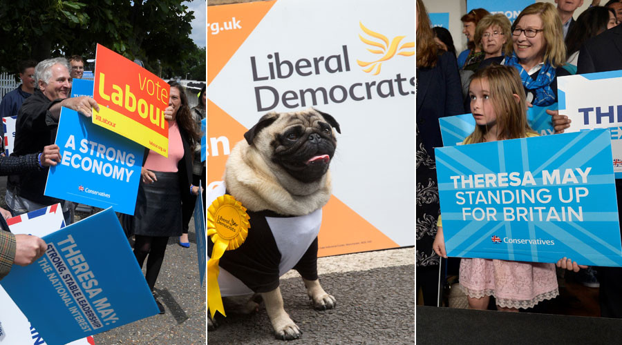 Party leaders make final election dash armed with pleas, policies & promises (VIDEO)